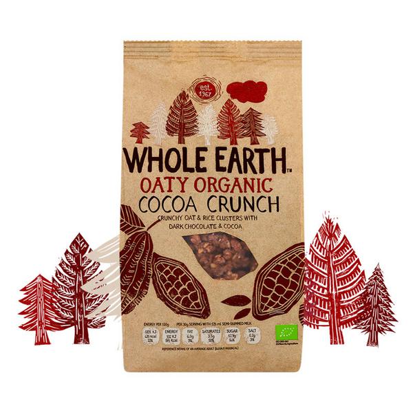 Organic Cocoa Crunch Cereal In G From Whole Earth