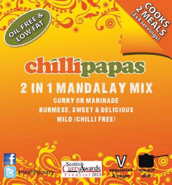 Chilli Papas 2 in 1 Mandalay Curry Mix 20g