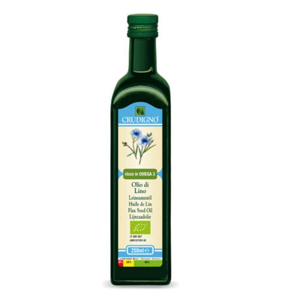 Organic Flaxseed Oil in 250ml from Crudigno