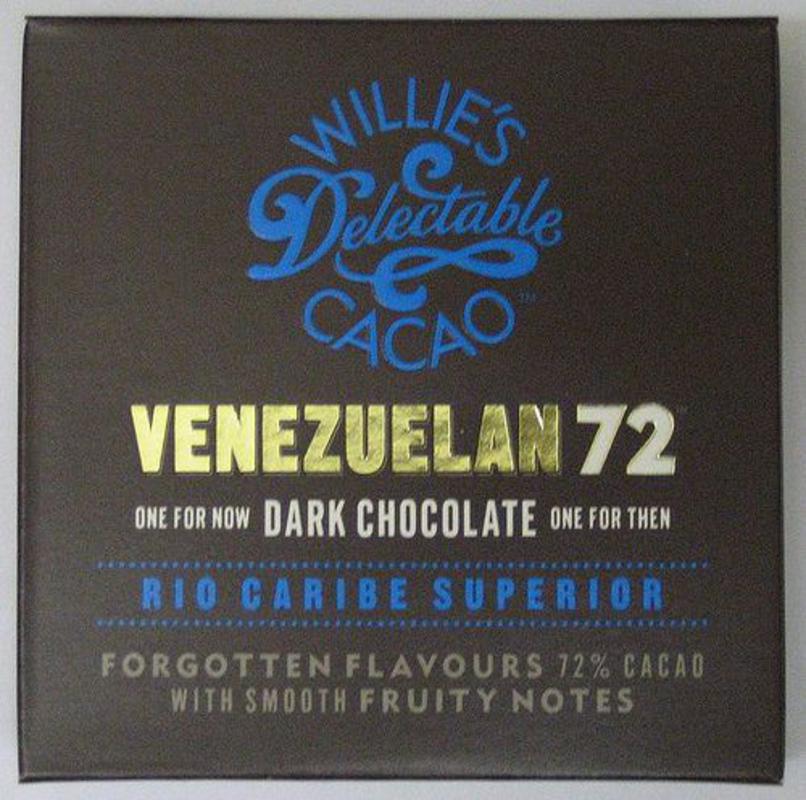 Willies Cacao Venezuelan 72